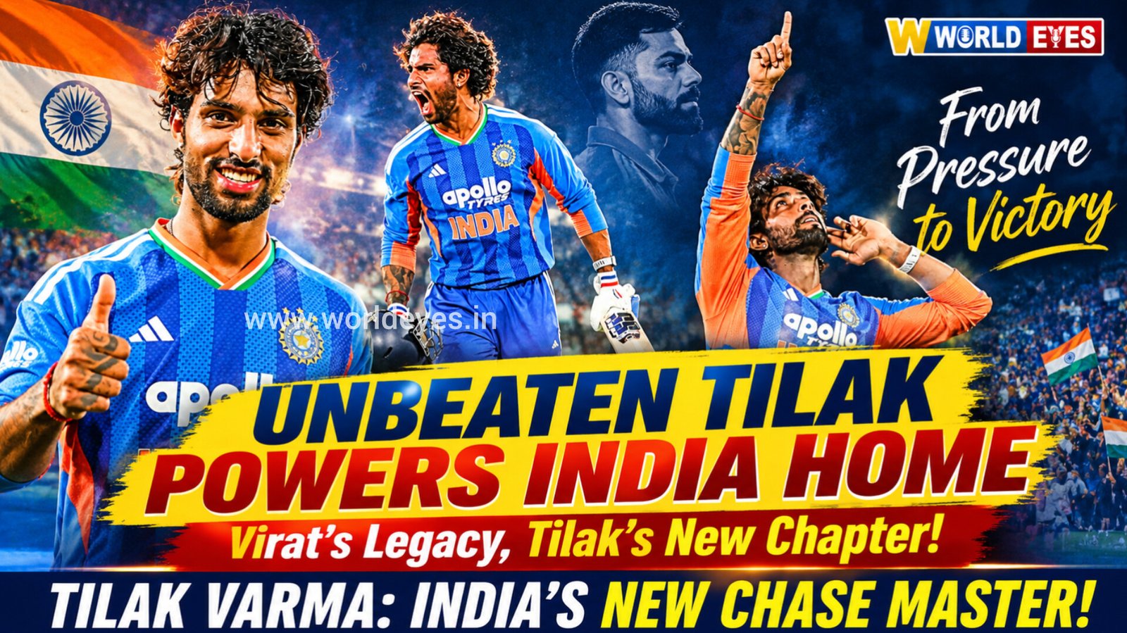 From Virat Kohli to Tilak Varma: India’s New T20 Chase Master Emerges