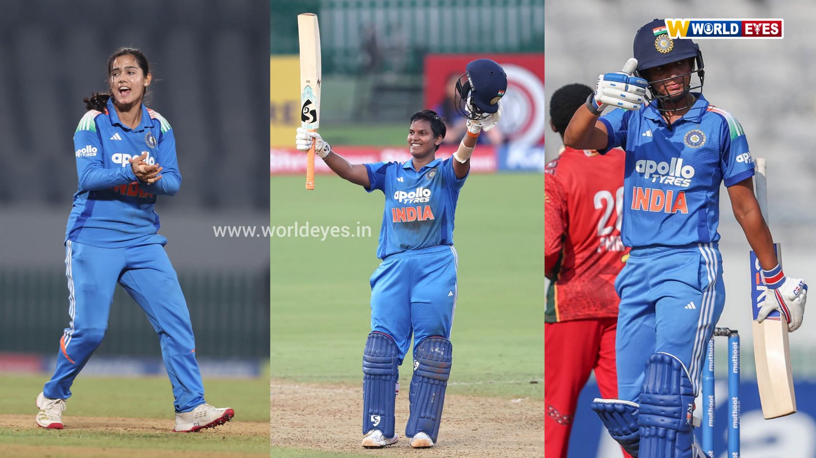 Harmanpreet Kaur, Deepti Sharma Hit Centuries as India Beat Zimbabwe by 121 Runs